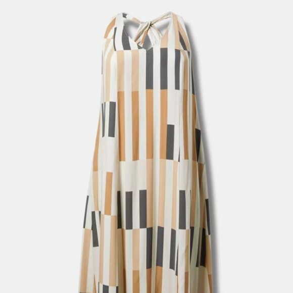 Torrid Challis Twist Back Maxi Dress / Sz 1 - Picture 1 of 8